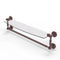 Allied Brass Waverly Place Collection 24 Inch Glass Vanity Shelf with Integrated Towel Bar WP-33TB-24-CA