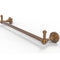 Allied Brass Waverly Place Collection 18 Inch Towel Bar with Integrated Hooks WP-41-18-PEG-BBR