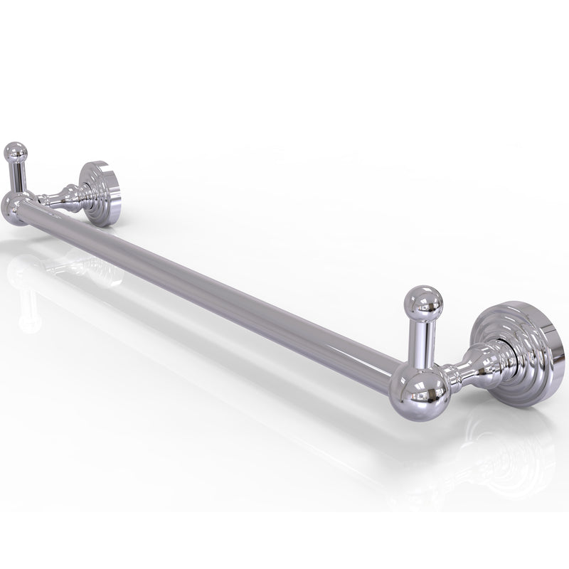 Allied Brass Waverly Place Collection 24 Inch Towel Bar with Integrated Hooks WP-41-24-PEG-PC