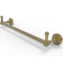 Allied Brass Waverly Place Collection 24 Inch Towel Bar with Integrated Hooks WP-41-24-PEG-UNL