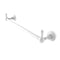 Allied Brass Waverly Place Collection 24 Inch Towel Bar with Integrated Hooks WP-41-24-PEG-WHM