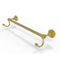 Allied Brass Waverly Place Collection 30 Inch Towel Bar with Integrated Hooks WP-41-30-HK-PB