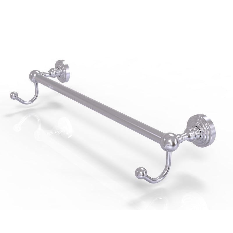 Allied Brass Waverly Place Collection 30 Inch Towel Bar with Integrated Hooks WP-41-30-HK-SCH