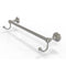 Allied Brass Waverly Place Collection 30 Inch Towel Bar with Integrated Hooks WP-41-30-HK-SN