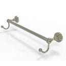 Allied Brass Waverly Place Collection 30 Inch Towel Bar with Integrated Hooks WP-41-30-PEG-PNI