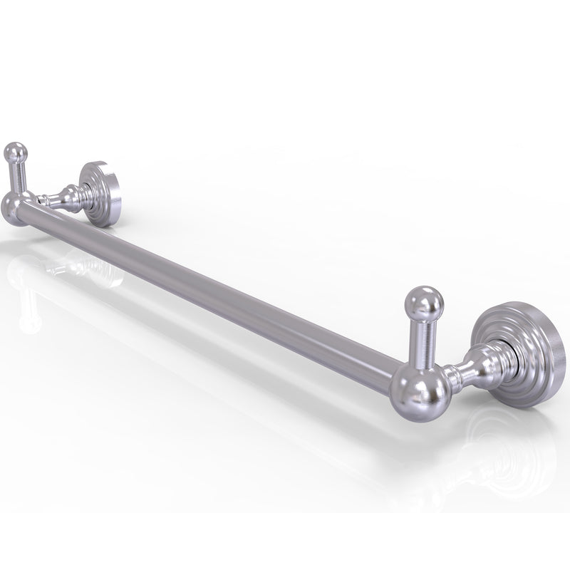 Allied Brass Waverly Place Collection 36 Inch Towel Bar with Integrated Hooks WP-41-36-PEG-SCH