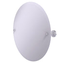 Allied Brass Frameless Round Tilt Mirror with Beveled Edge WP-90-SCH