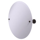 Allied Brass Frameless Round Tilt Mirror with Beveled Edge WP-90-VB