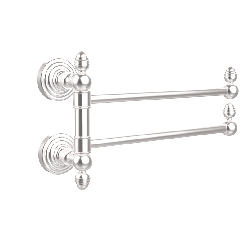 Allied Brass Waverly Place Collection 2 Swing Arm Towel Rail WP-GTB-2-SCH