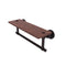 Allied Brass Washington Square Collection 16 Inch Solid IPE Ironwood Shelf with Integrated Towel Bar WS-1TB-16-IRW-ABZ