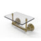Allied Brass Washington Square Collection Two Post Toilet Tissue Holder with Glass Shelf WS-GLT-24-UNL