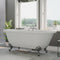 Cambridge Plumbing Acrylic Double Ended Clawfoot Bathtub 60"x30", 7" Drillings BN Package