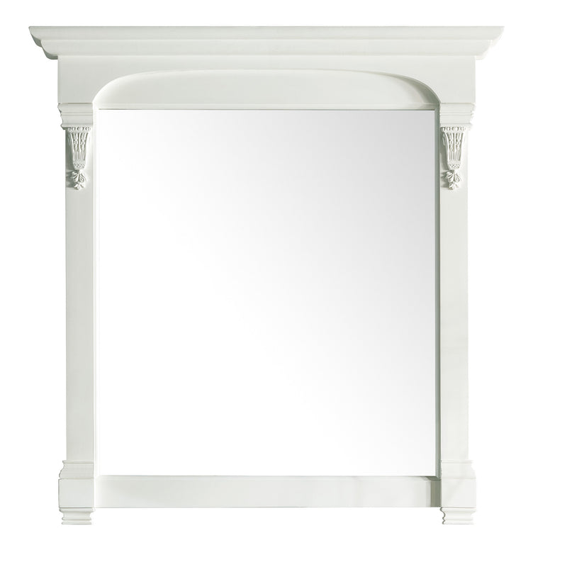 James Martin Brookfield 60" Bright White Double Vanity with 3 cm Arctic Fall Solid Surface Top 147-V60D-BW-3AF