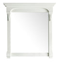 James Martin Brookfield 26" Bright White Single Vanity with 3 cm Carrara Marble Top 147-V26-BW-3CAR