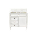 James Martin Brittany 36" Bright White Single Vanity 650-V36-BW