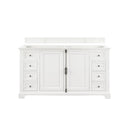 James Martin Providence 60" Double Vanity Cabinet Bright White 238-105-V60D-BW