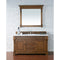 James Martin Brookfield 60" Country Oak Single Vanity with 3 cm Classic White Quartz Top 147-114-5371-3CLW