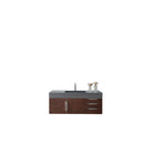 James Martin Mercer Island 48" Single Vanity Coffee Oak with Dusk Grey Glossy Composite Top 389-V48-CFO-A-DGG