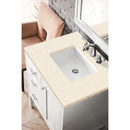 James Martin Addison 30" Single Vanity Cabinet Glossy White with 3 cm Eternal Marfil Top E444-V30-GW-3EMR