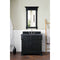 James Martin Brookfield 36" Antique Black Single Vanity with 3 cm Charcoal Soapstone Quartz Top 147-114-5536-3CSP