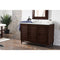 James Martin Portland 48" Single Vanity Burnished Mahogany with 3 cm Ethereal Noctis Quartz Top 620-V48-BNM-3ENC