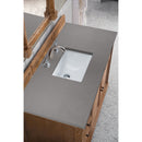 James Martin Savannah 48" Single Vanity Cabinet Driftwood with 3 cm Gray Expo Quartz Top 238-104-5211-3GEX