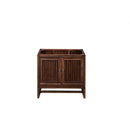 James Martin Athens 36" Single Vanity Cabinet Mid Century Acacia E645-V36-MCA