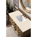 James Martin Malibu 48" Single Vanity Cabinet Honey Alder with 3 cm Eternal Marfil Quartz Top 500-V48-HON-3EMR