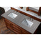 James Martin Brookfield 60" Warm Cherry Double Vanity with 3 cm Gray Expo Quartz Top 147-114-5681-3GEX