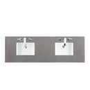 James Martin Mykonos 72" Double Vanity Cabinet Cinnamon with 3 cm Gray Expo Quartz Top 550-V72-CIN-3GEX