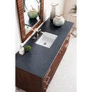 James Martin Metropolitan 60" Single Vanity American Walnut with 3 cm Charcoal Soapstone Quartz Top 850-V60S-AWT-3CSP