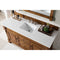 James Martin Brookfield 60" Country Oak Single Vanity with 3 cm Arctic Fall Solid Surface Top 147-114-5371-3AF