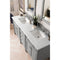 James Martin Brittany 72" Urban Gray Double Vanity with 3 cm Eternal Jasmine Pearl Quartz Top 650-V72-UGR-3EJP