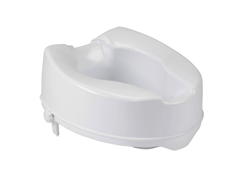 Drive Medical Raised Toilet Seat with Lock, Standard Seat, 6"