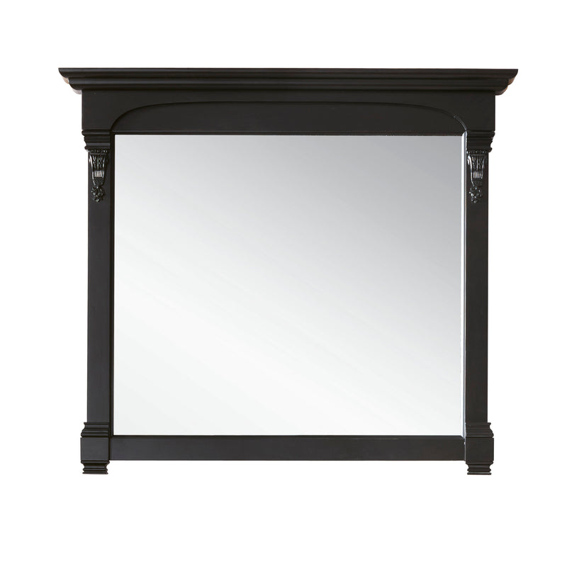 James Martin Brookfield 60" Antique Black Single Vanity with 3 cm Carrara Marble Top 147-114-5331-3CAR