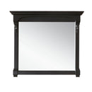 James Martin Brookfield 48" Antique Black Single Vanity with 3 cm Arctic Fall Solid Surface Top 147-114-5236-3AF