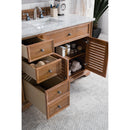 James Martin Savannah 48" Driftwood Single Vanity with 3 cm Carrara Marble Top 238-104-5211-3CAR