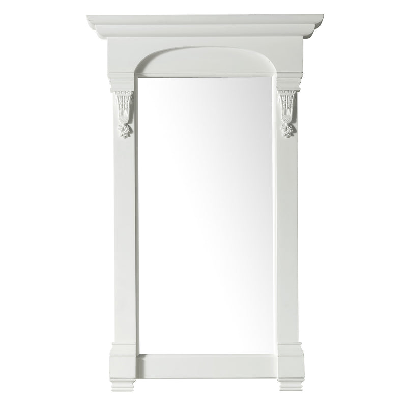 James Martin Brookfield 60" Bright White Single Vanity with 3 cm Classic White Quartz Top 147-V60S-BW-3CLW