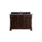 James Martin Brookfield 48" Burnished Mahogany Single Vanity with 3 cm Cala Blue Quartz Top 147-114-5266-3CBL