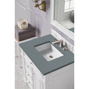 James Martin Bristol 30" Single Vanity Bright White with 3 cm Cala Blue Quartz Top 157-V30-BW-3CBL