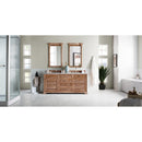 James Martin Savannah 72" Driftwood Double Vanity with 3 cm Carrara Marble Top 238-104-5711-3CAR