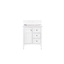 James Martin Palisades 30" Single Vanity Bright White 527-V30-BW