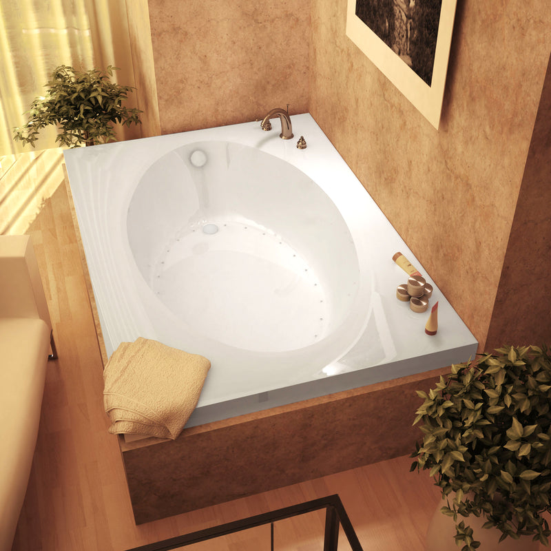 Atlantis Whirlpools Vogue 42" x 72" Rectangular Air Jetted Bathtub