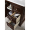 James Martin De Soto 30" Single Vanity Burnished Mahogany with 3 cm Carrara Marble Top 825-V30-BNM-3CAR