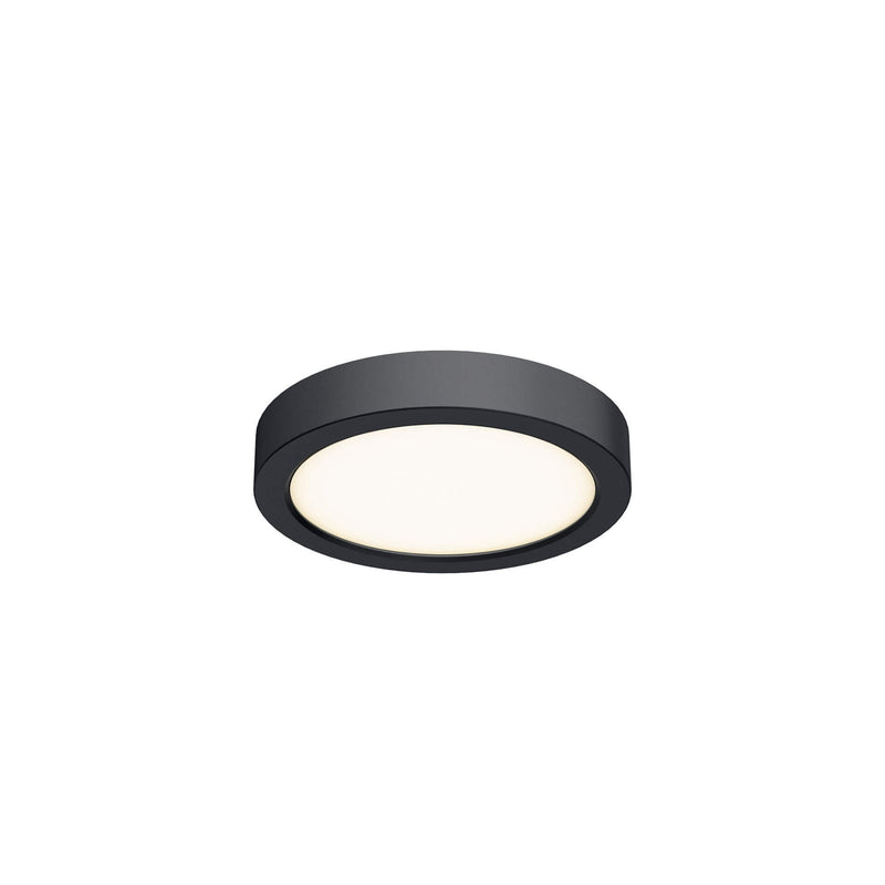 Dals Lighting 6" Round Indoor and Outdoor LED Flush Mount CFLEDR06-CC-BK