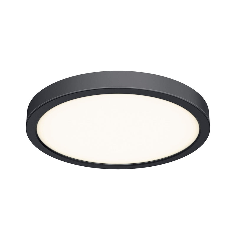 Dals Lighting 14" Round Indoor and Outdoor LED Flush Mount CFLEDR14-CC-BK