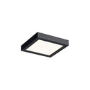 Dals Lighting 6" Square Indoor and Outdoor LED Flush Mount CFLEDSQ06-CC-BK