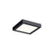 Dals Lighting 6" Square Indoor and Outdoor LED Flush Mount CFLEDSQ06-CC-BK