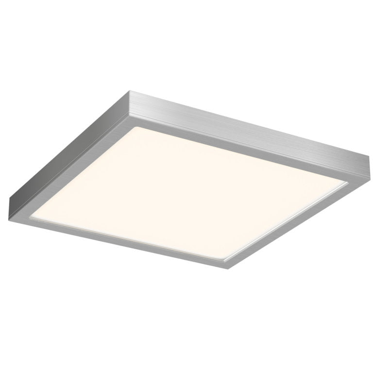Dals Lighting 14" Square Indoor and Outdoor LED Flush Mount CFLEDSQ14-CC-SN