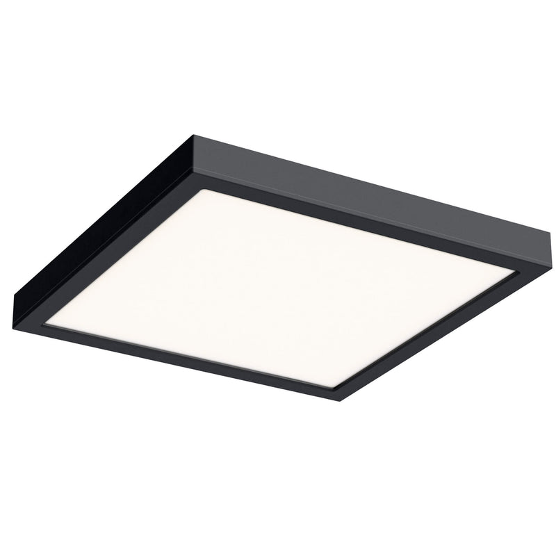 Dals Lighting 14" Square Indoor and Outdoor LED Flush Mount CFLEDSQ14-CC-BK